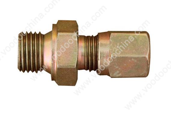 Straight thread connector-assembly